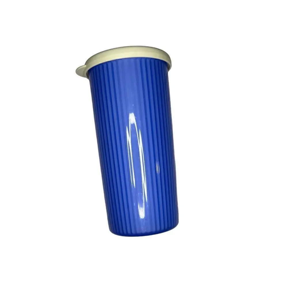 Tupperware Insulated Blue Tumbler with Lid